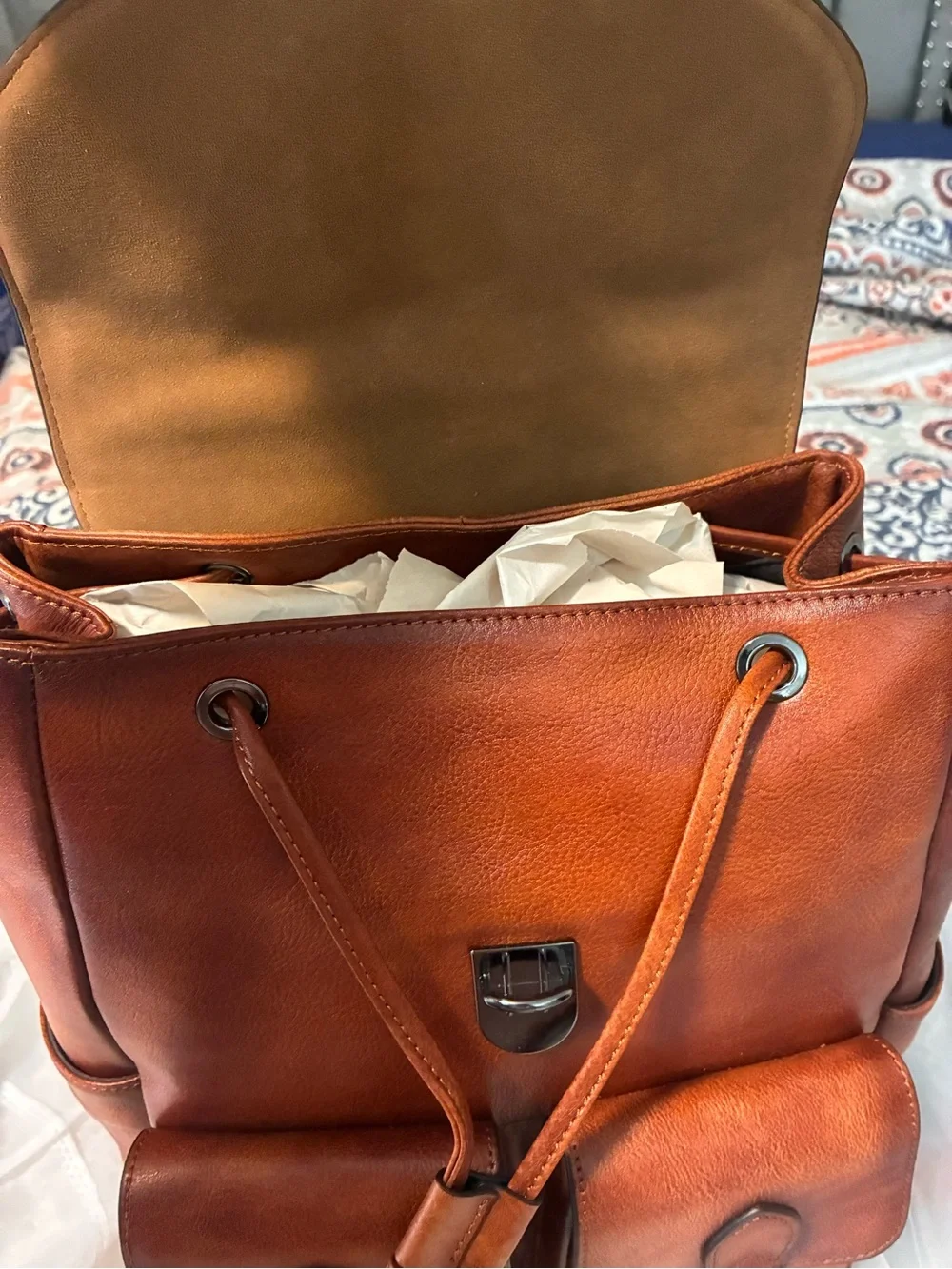 Vintage Cooley leather backpack